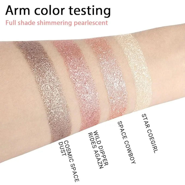 4 Colors Highlight Pink-Purple Eyeshadow Palette, SHANY Cosmetics