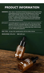 Retinol Eye Serum, Anti-Aging with Hyaluronic Acid Vitamin E Ceramide for Dark Circle, Fine Lines & Under Eye Bags Visibly...