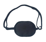 Black Protect Eye Patch Satin Single Eye Patch Lazy Eye Amblyopia Strabismus Eye Masks - Product Image