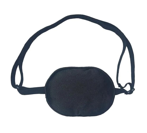 Black Protect Eye Patch Satin Single Eye Patch Lazy Eye Amblyopia Strabismus Eye Masks - Product Image