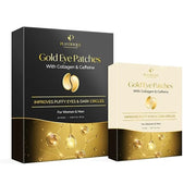 PLANTIFIQUE Gold Under Eye Patches for Puffy Eyes and Dark Circles 20+5 Pairs Under Eye Masks for Dark Circles and Puffine...