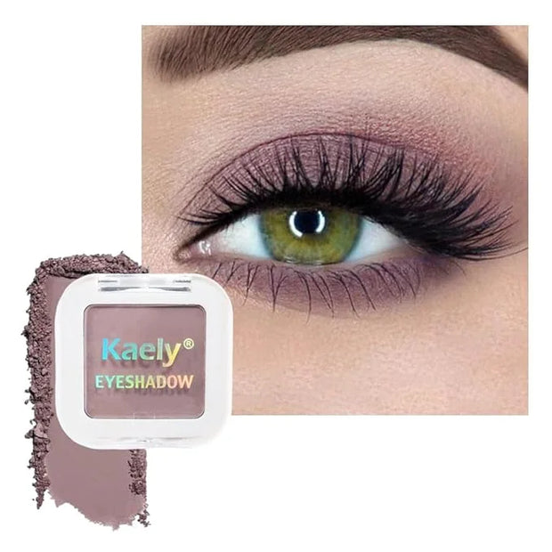 Taupe Matte Single Eyeshadow Makeup, Neutral Powde Eye Shadow for Older Women, Lavender Plum Mauve Matte Eyeshadow Palette...