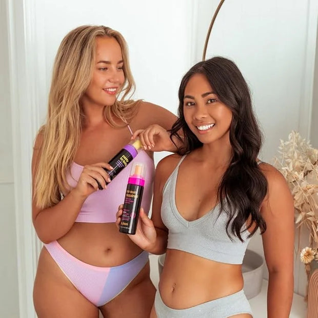 b.tan Dark Self Tanner Mousse | Pasty to Tasty -Best, 1 Hour Express, Hydrating Sunless Tanning Foam, Bronzed Glowy Skin, ...