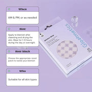 Glossmetics Sticker Slap Clear Blemish Patches. Invisible Fast Acting Zit and Blemish Patch. Cute Spot Stickers for Face, ...