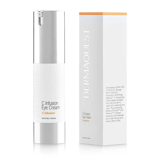DermaQuest C Infusion Hydrating Revitalizing Eye Cream - Eye Bags Reducer, Eye Puffiness Treatment & Under Eye Cream For D...
