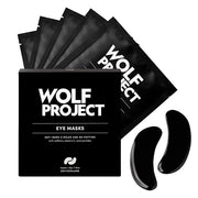 Wolf Project Under Eye Patches (5 pairs) For Dark Circles, Puffy Eyes, and Wrinkles - With Caffeine, Vitamin C and Peptide...