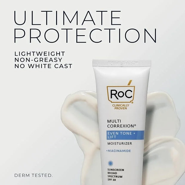 RoC Multi Correxion 5 in 1 Anti-Aging Daily Face Moisturizer with Broad Spectrum SPF 30 & Shea Butter, Skin Care Routine, ...