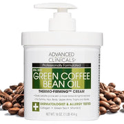 Advanced Clinicals Green Coffee Bean Thermo - Firming Body Lotion | Caffeine Infused Collagen Cream Moisturizer & Body Cre...