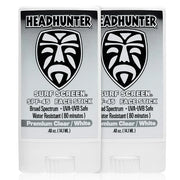 Headhunter Sunscreen Face Stick SPF 45, Waterproof Surf Sunblock for Waterman, Water-Resistant Facial Sunscreen for Ultra-...