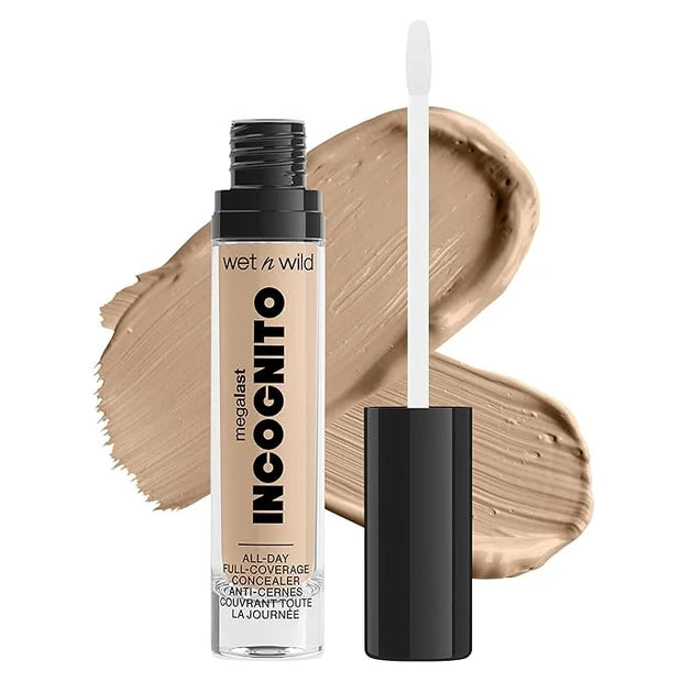 wet n wild Mega Last Incognito All-Day Full Coverage Liquid Matte Concealer, Medium Neutral - Product Image