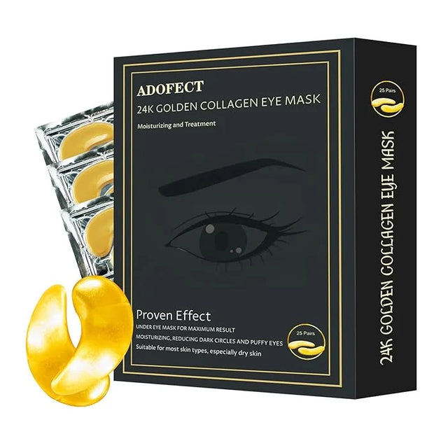 25 Paris Under Eye Patches Eye Mask for Puffy Eyes, Reducing Dark Circles, Anti-Aging & Refreshing, Collagen Eye Mask Eye ...