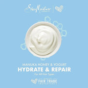 SheaMoisture Hair Mask - Manuka Honey & Yogurt, Hydrate + Repair Protein Power Treatment, Hair Treatment for Dry, Damaged ...