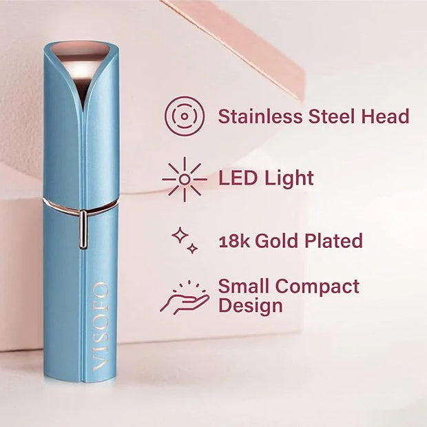 Facial Hair Removal for Women | Electric Razor Device Small Mustache Dermaplaning Remover Tools Tweezers Epilator Trimmer ...