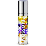 Blossom Roll on Lip Gloss, Scented Clear High Shine Moisturizing Lip Oil, Non Sticky, Infused with Real Flowers, Made in U...