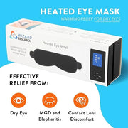 Electric Heated Eye Mask to Relieve Dry Eyes, Styes, Irritated Eyes, Gritty Eyes, Burning Eyes, Puffiness, Computer Strain...