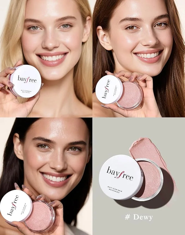 Multi Glow Balm, Cream Blush for Cheeks, Blush Balm Face Makeup, Radiant Finish, Hydrating, Creamy, Lightweight & Blendabl...