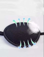 Black Protect Eye Patch Satin Single Eye Patch Lazy Eye Amblyopia Strabismus Eye Masks - Product Image