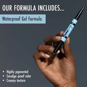 Black Radiance Bold & Sexy Gel Eyeliner,Waterproof Dual-Ended Retractable, Buildable & Blendable Smudge-Proof Smooth Matte...