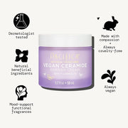 Pacifica Face Cream - Vegan Ceramide Barrier Cream w/Niacinamide & Shea Butter - Hydrating Daily Face Moisturizer Fragranc...