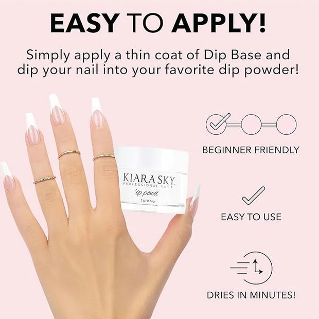 Kiara Sky Nail Dipping Powder Dip Essentials 2 oz (CLEAR) - Product Image
