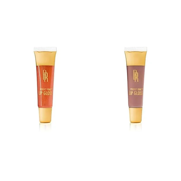 Black Radiance Perfect Tone Lip Gloss Caramel Kiss and Cashmere 0.4 Ounce 2-Pack - Product Image