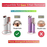 Replacement Heads For Finishing Touch Flawless Facial Hair Remover,Women Hair Removal Shaving Head First Generation (4PCS,...