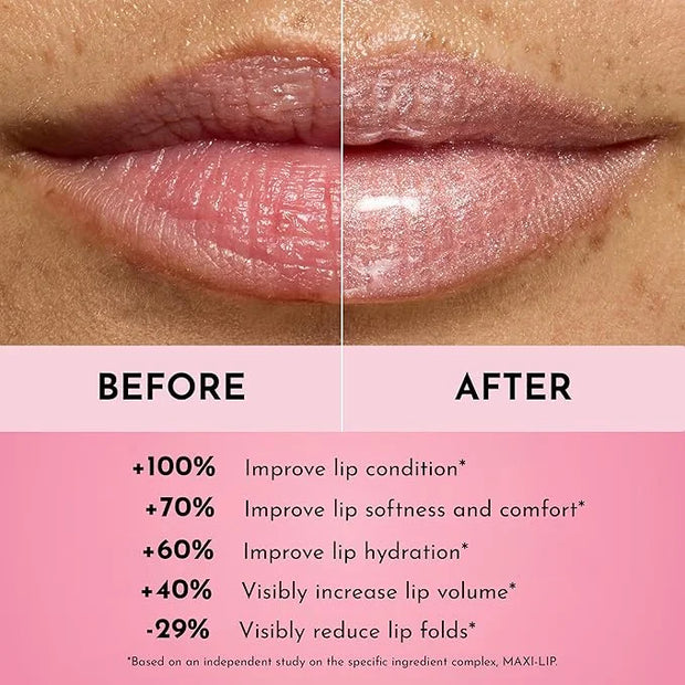 Forget the Filler Lip Plumping Line Smoothing Gloss - Candy Sky - Premium Volumizing Lip Gloss with Natural Ingredients De...