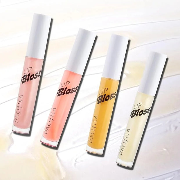 Pacifica Plumping Lip Gloss – Vanilla Bean (Creamy Neutral Tint) Hydrating Lip Oil Balm, Gentle Lip Plumper with Shea & Jo...