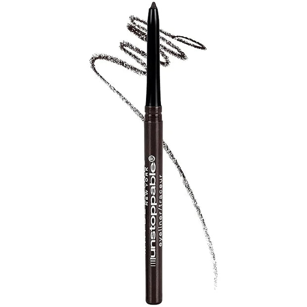 Maybelline Unstoppable Waterproof Mechanical Brown Eyeliner Pencil, Easy to Apply, Smooth Glide, Up to 24 Hour Wear, Espre...