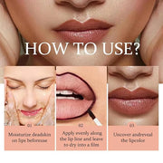 Peel Off Lip Liner Stain Velvet Tint – Long-Lasting, Moisturizing, Non-Sticky Matte Lip Lacquer, Highly Pigmented, Smudge-...