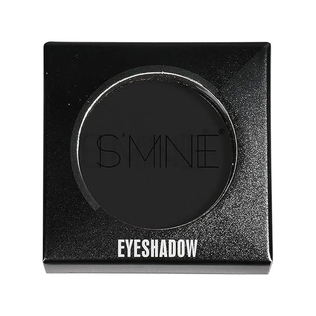 ISMINE Single Black Matte Eyeshadow Powder Palette High Pigment, Longwear, Intense Color Best Black Eyeshadow - Product Image
