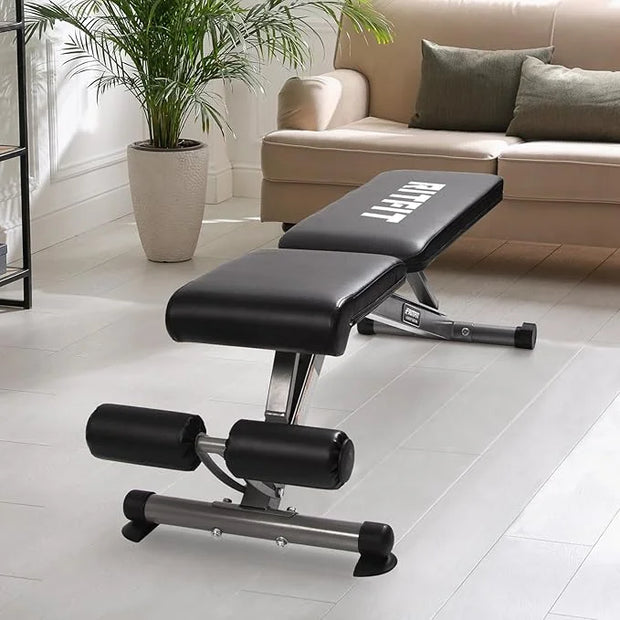 RitFit Adjustable/Foldable Utility Weight Bench for Home Gym 35 Total - Product Image