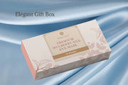 Premium 25 Momme Mulberry Silk Eye Mask for Sleeping (Frosty Blue) - Product Image
