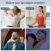 Heated Eye Mask Cordless, Warm Eye Compress for Dry Eyes Stye Blepharitis Chalazion MGD Eye Treatment, Heat Therapy to Unc...