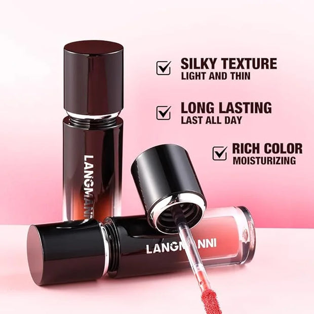 LANGMANNI Lip Oil Tint | Hydrating & Long-Lasting Lip Stain | Moisturizing And High Gloss Makeup,Non-Sticky Lip Stain For ...