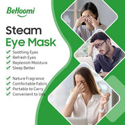 Steam Eye Mask, 10 Packs Heated Eye Mask, Self Heating Disposable SPA Warm Compress for Eyes Sleep Mask, Soothing Moist He...