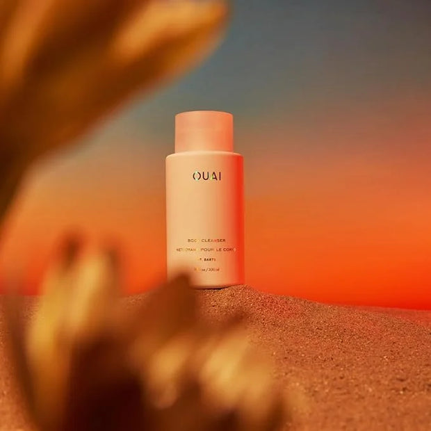 OUAI Body Cleanser, St. Barts - Foaming Body Wash with Jojoba Oil and Rosehip Oil to Hydrate, Nurture, Balance and Soften ...