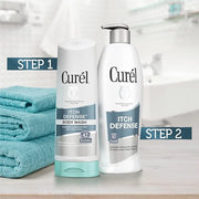 Curel Itch Defense Calming Daily Cleanser, Body Wash, Soap-free Formula, for Dry, Itchy Skin, with Hydrating Jojoba and Ol...