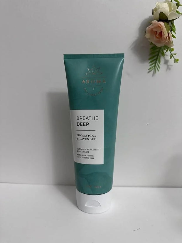Bath and Body Works Eucalyptus and Lavender Aromatherapy Moisturizing Body Cream - 8oz - Product Image