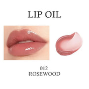 KYDA Hydrating, Moisturizing Lip Oil - Glossy, Tinted Lip Gloss for Dry Lips - Rosewood - Product Image