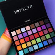UCANBE Spotlight Eyeshadow Palette + 15 PCS Eye Brushes Makeup Set, Professional 40 Color Matte Shimmer Glitter Eye Shadow...