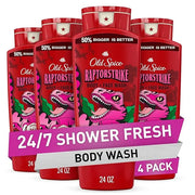 Old Spice Cleansing Body Wash for Men, 3X Defense, 24/7 Shower Fresh with Lasting Scent, 2-in-1 Body & Face Wash, Raptorst...