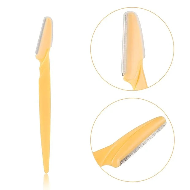 30 Pieces Eyebrow Razor Shaper Trimmer Shaver Facial Razor with Precision Cover for Women and Men - Product Image