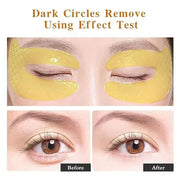 Gold Hydrogel Eye Patches, Collagen Crystal Under Eye Gel Mask Pads - Reduce Wrinkles,Puffy Eyes,Dark Circles,Undereye Bag...