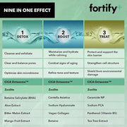 Fortify 9-in-1 Natural Skincare Eye Cream - De-Puffing & Protecting, Dermatologist Tested - Hydrates & Refreshes, Made in ...