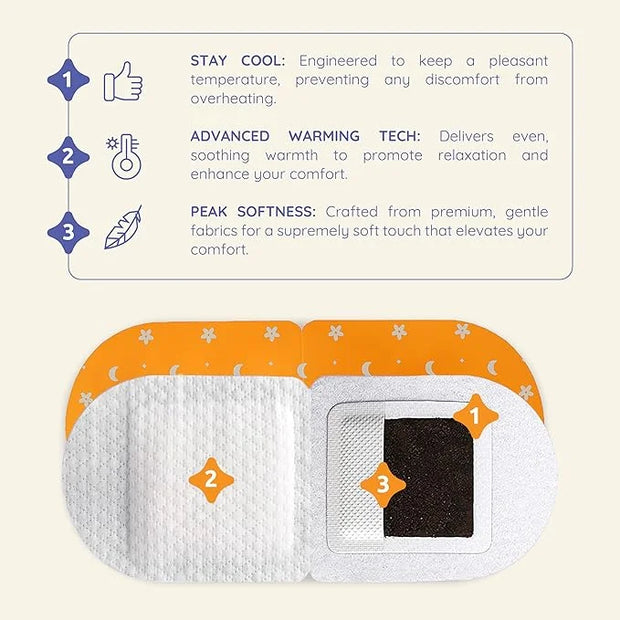 Naptuno 16 PCS Steam Eye Masks Disposable, Eye Fatigue Relief Self Heating Warming Eye Mask for Dry Eyes - Heated Sleep Ma...