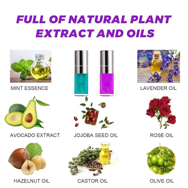 Lip Glow Oil Set, 2 Pcs