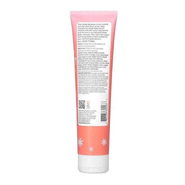 Pacifica Glow Baby Body Lotion & AHA Scrub Set – Brightening Vitamin C Body Lotion (5 oz) + AHA Exfoliating Body Scrub, 2-...