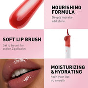 3 PCS Hydrating Lip Glow Oil Lip Stain, Moisturizing Nourishing Lip Gloss,High Shine, Smooth Finish Gloss Tinting And Non-...