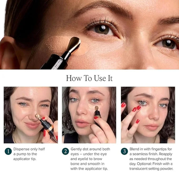 DRMTLGY Luminous Eye Corrector SPF 41, Under Eye Color Corrector for Dark Circles, Anti-Aging Tinted Eye Cream, Hydrating ...